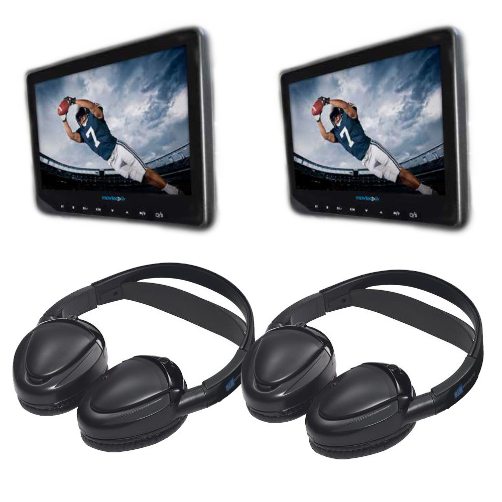 Audiovox AVX10USB Universal Seat-back DVD Video bundle with